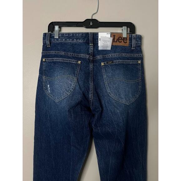 Lee Women's Slim Rider Jeans in Night Journey Blue Size 29 x 31 Retro Denim - Picture 5 of 15